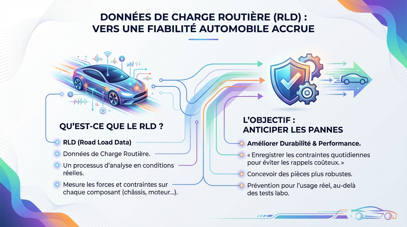 Ingénieur analysant les données RLD auto sur un écran pour tester la durabilité d
