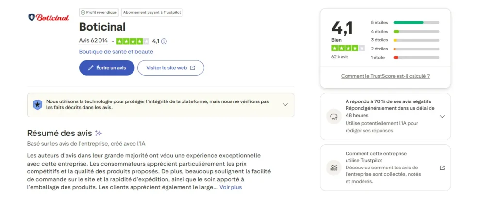 Boticinal avis : parapharmacie fiable ou pas ? Mon verdict honnête avis boticinal