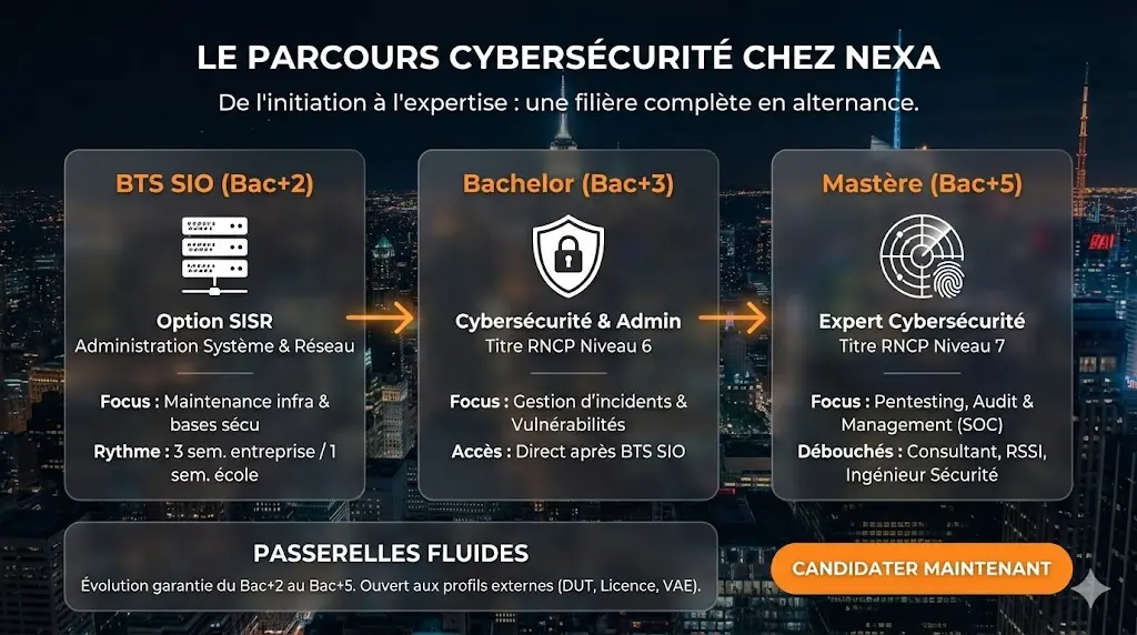 parcours cybersécurité nexa