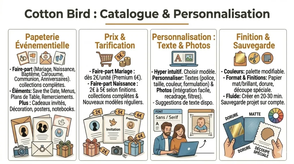 catalogue produits cotton bird