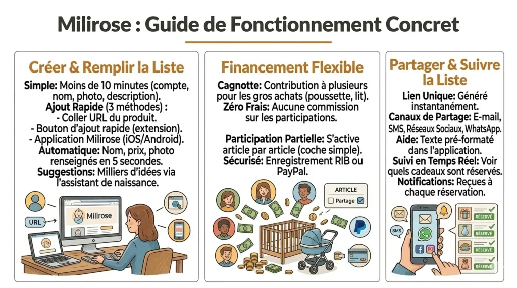 milirose fonctionnement