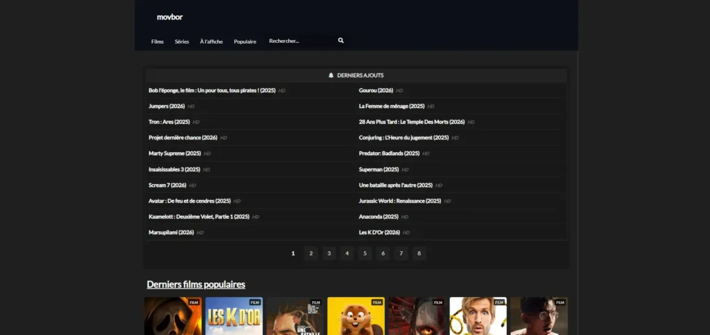Movbor : nouvelle adresse, accès, légalité et alternatives movbor