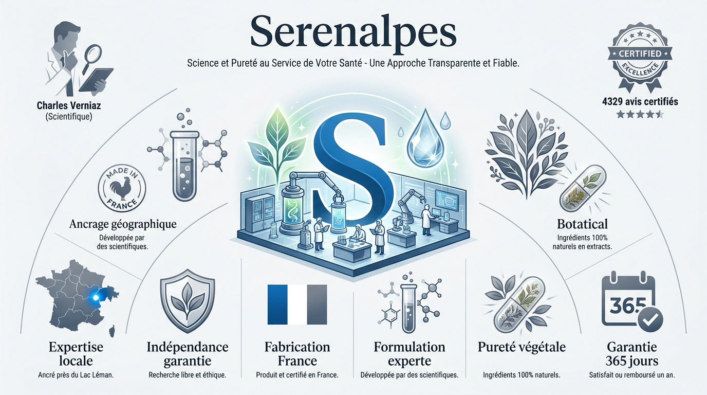 Laboratoire Serenalpes : expertise en micronutrition et fabrication française
