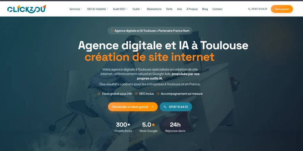 agence web clikzou