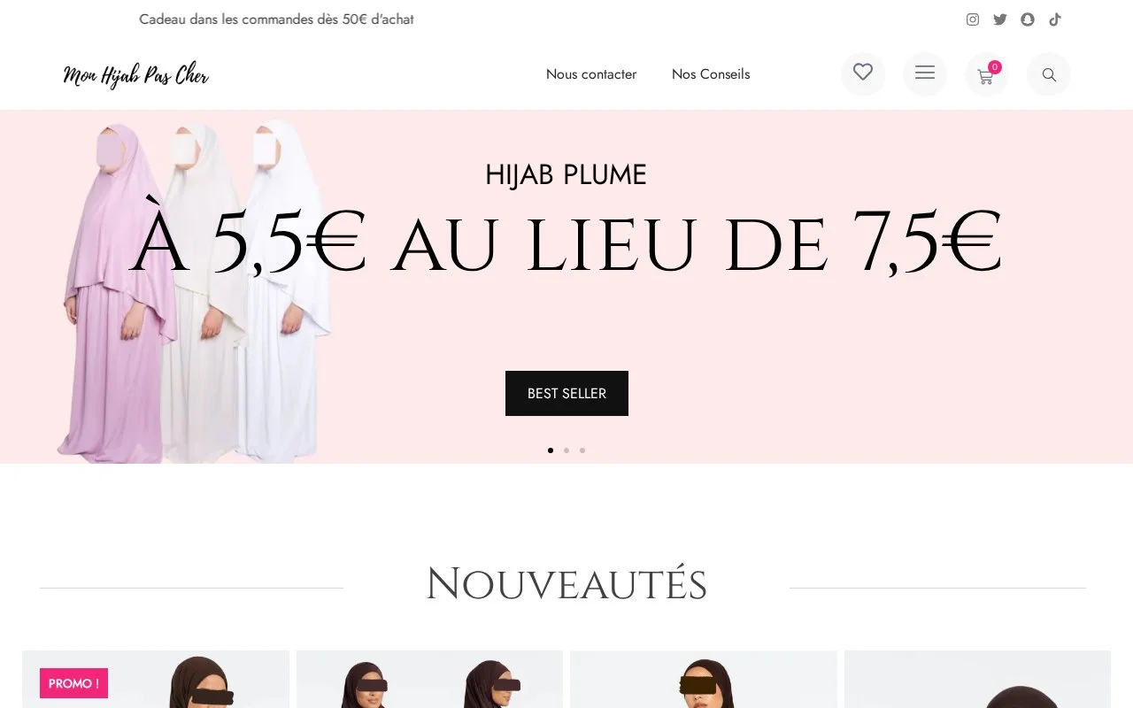 Comment obtenir un code promo Mon Hijab Pas Cher - mon hijab pas cher
