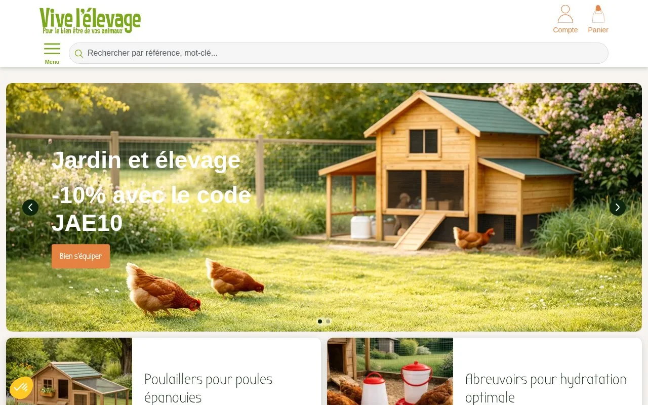 Comment passer une commande sur vivelelevage.com - vive l'elevage