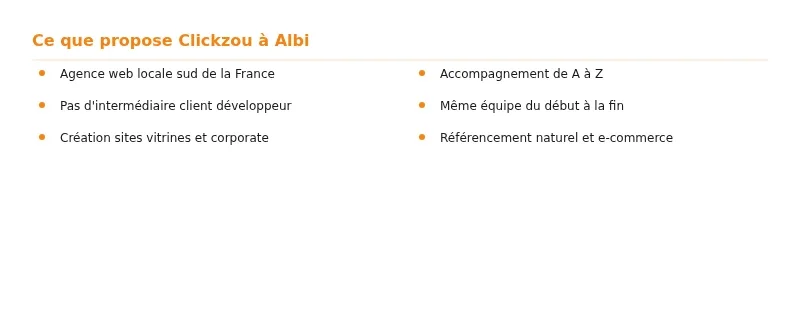 Infographie agence web albi clickzou