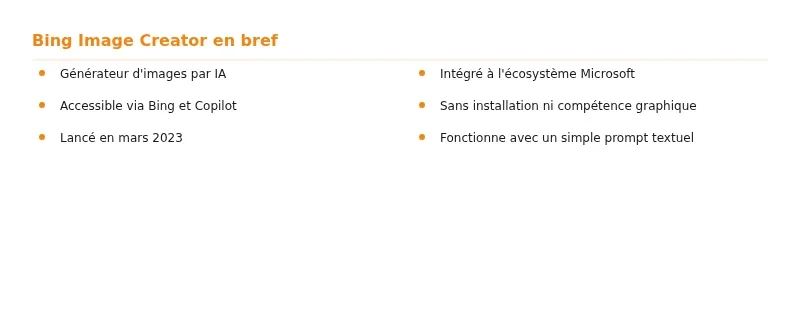 Infographie bing image creator