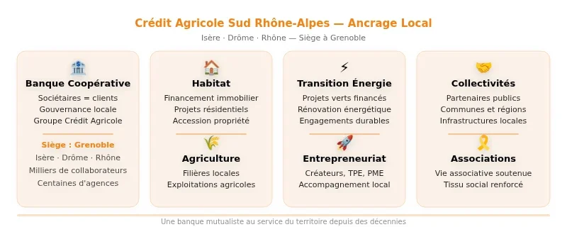 Crédit Agricole Sud Rhône-Alpes : Services, Agences et Avis Clients Infographie credit agricole sud rhone alpes