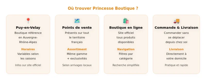 Infographie princesse boutique