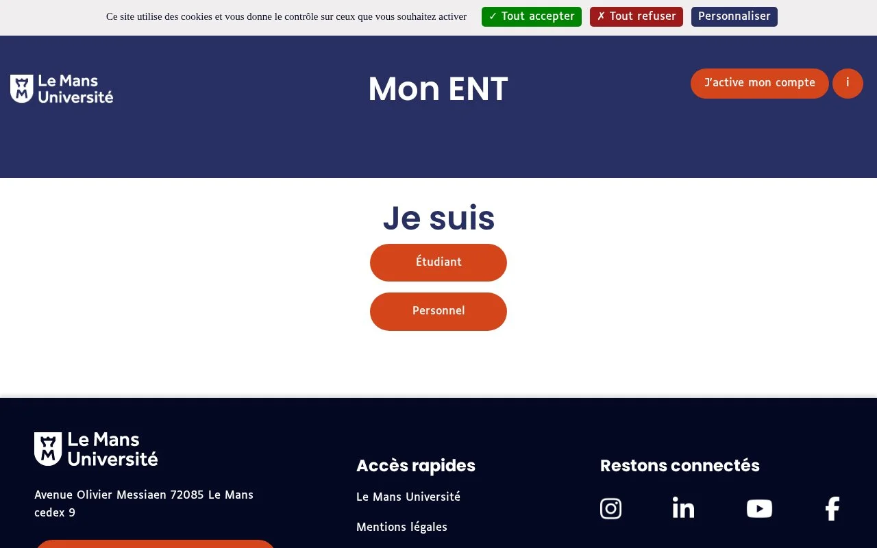 Quels services numériques sont disponibles sur l'ENT Le Mans ? - ent le mans univ